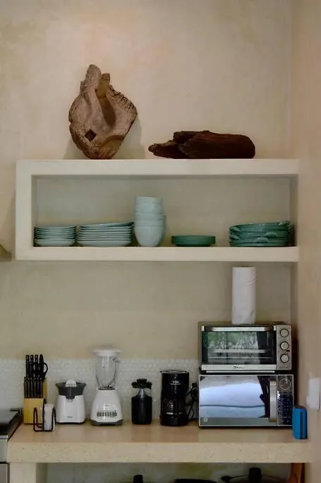 Chic-Modern Apt W/Pool, Garden, Parking & 3 Bikes Apartment Tulum 0*,  Mexico