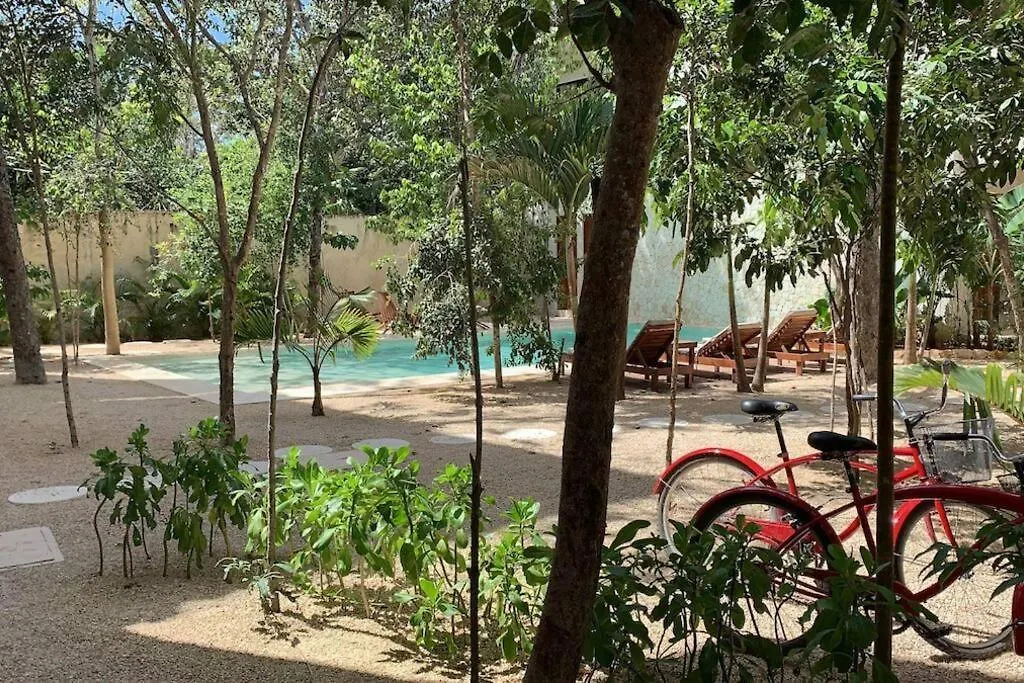 Chic-Modern Apt W/Pool, Garden, Parking & 3 Bikes Apartment Tulum