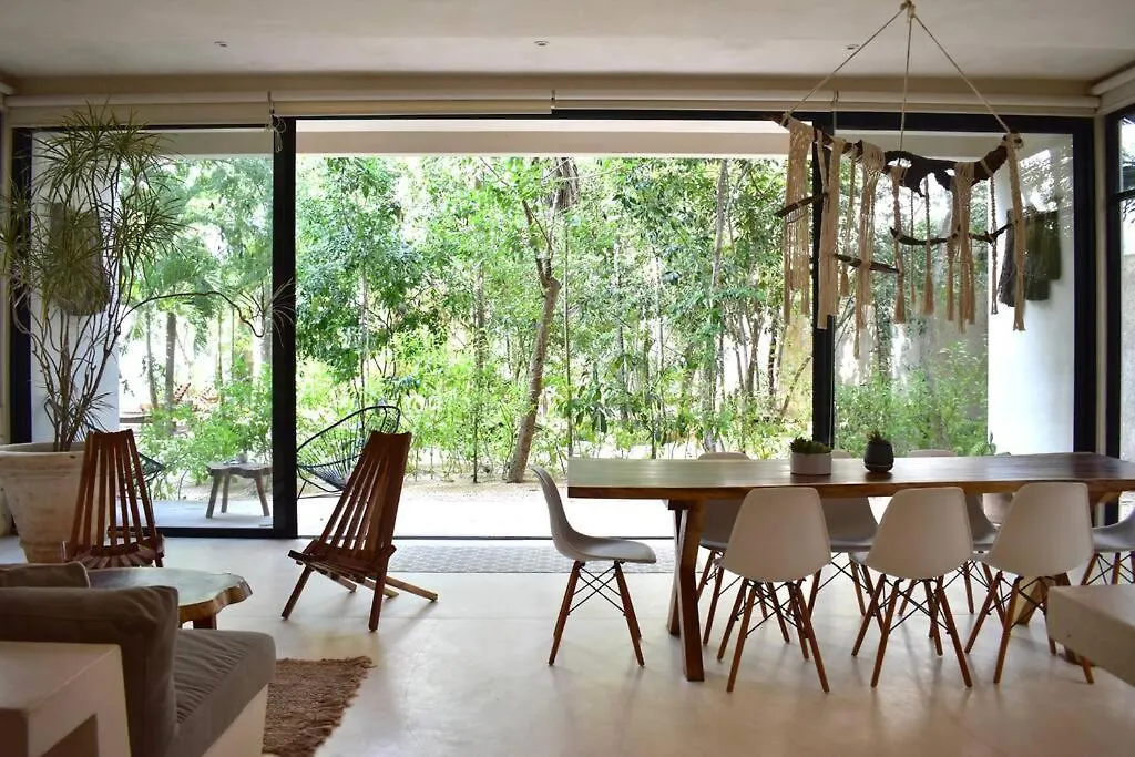 Chic-Modern Apt W/Pool, Garden, Parking & 3 Bikes Apartment Tulum